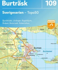 109 Burträsk Sverigeserien Topo50