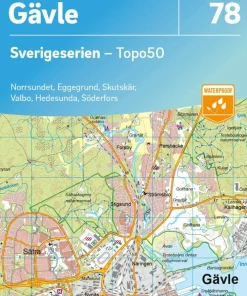 78 Gävle Sverigeserien Topo50