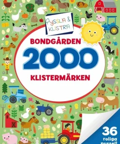 2000 klistermärken. Bondgården