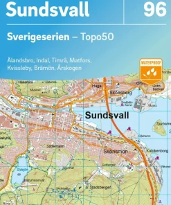 96 Sundsvall Sverigeserien Topo50