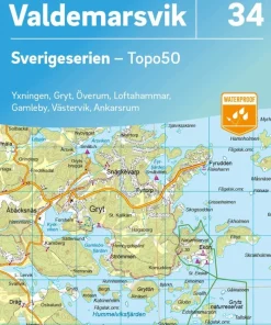 34 Valdemarsvik Sverigeserien Topo50