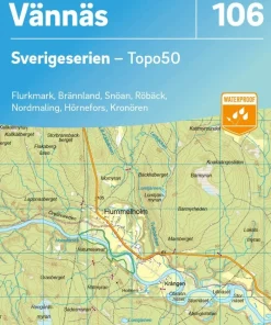 106 Vännäs Sverigeserien Topo50
