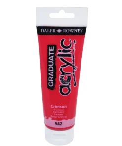 Akrylfärg Graduate 120ml Crimson red