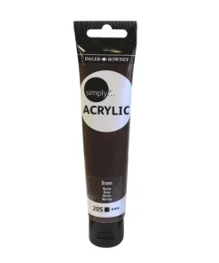 Akrylfärg 75ml Simply brun