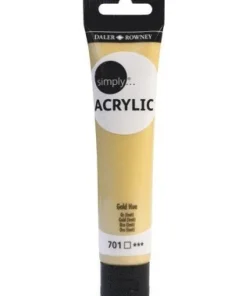 Akrylfärg 75ml Simply guld