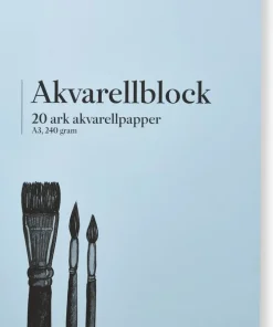 Akvarellblock A3 240g 20 blad
