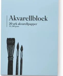 Akvarellblock A5 240g 20 blad