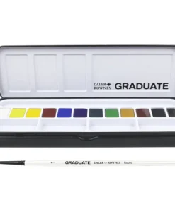Akvarellfärg Graduate 12 halvkoppar