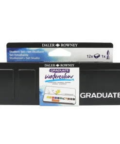 Akvarellfärg Graduate 12 halvkoppar