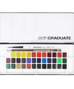 Akvarellfärg Graduate 36 halvkoppar