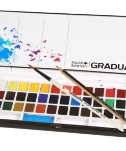 Akvarellfärg Graduate 36 halvkoppar
