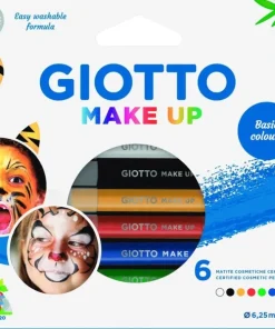 Ansiktsfärgpennor Giotto Make Up Basic Colours 6 färger