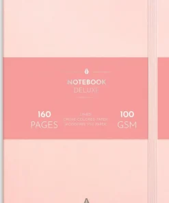Anteckningsbok A5 Deluxe rosa
