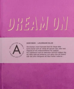 Anteckningsbok A5 "Dream on" rosa