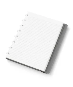 Anteckningsbok A5 Filofax linjerad grå
