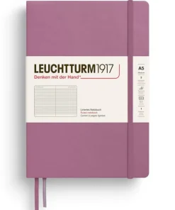 Anteckningsbok A5 Leuchtturm1917 linjerad Dusty Rose