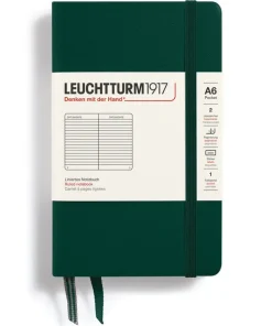 Anteckningsbok A6 Leuchtturm1917 linjerad Forest Green
