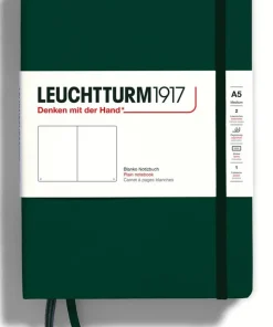 Anteckningsbok A5 Leuchtturm1917 olinjerad Forest Green