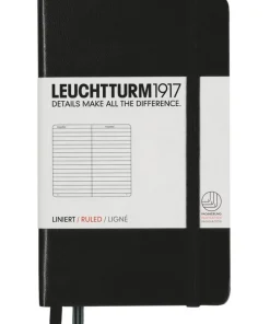 Anteckningsbok A6 Leuchtturm1917 linjerad Black