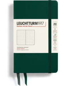 Anteckningsbok A6 Leuchtturm1917 dotted Forest Green