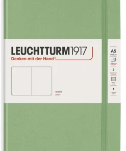 Anteckningsbok A5 Leuchtturm1917 olinjerad Sage