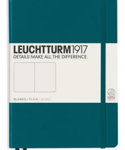 Anteckningsbok A5 Leuchtturm1917 olinjerad Pacific Green