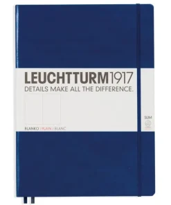 Anteckningsbok A4+ Leuchtturm1917 slim olinjerad Navy