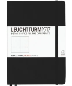 Anteckningsbok A5 Leuchtturm1917 dotted Black