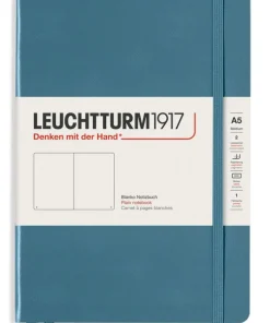 Anteckningsbok A5 Leuchtturm1917 olinjerad Stone Blue