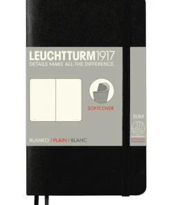 Anteckningsbok A6 Leuchtturm1917 olinjerad mjuk Black