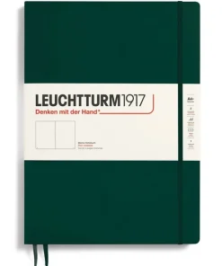 Anteckningsbok A4+ Leuchtturm1917 slim olinjerad Forest Green