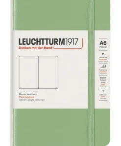 Anteckningsbok A6 Leuchtturm1917 olinjerad Sage