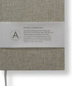 Anteckningsbok A5 linjerad beige