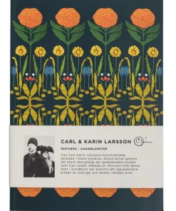 Anteckningsbok A5 mjukband - Carl och Karin Larsson : Kaninblomster
