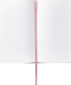 Anteckningsbok A5 olinjerad textil rosa