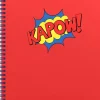 Anteckningsbok A4 wire-o linjerad Kapow