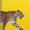 Anteckningsbok A4 wire-o linjerad Leopard