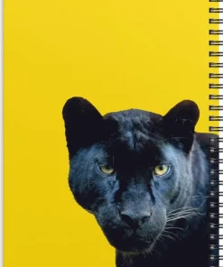 Anteckningsbok A5 wire-o linjerad Leopard