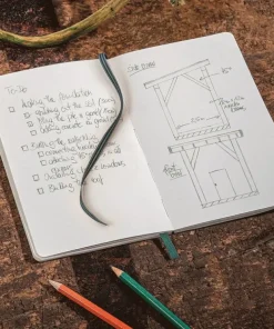 Anteckningsbok B6 Leuchtturm1917 Outlines dotted Walden Green