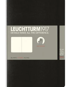 Anteckningsbok B6 Leuchtturm1917 olinjerad mjuk Black