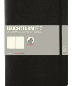 Anteckningsbok B5 Leuchtturm1917 olinjerad mjuk Black