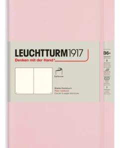 Anteckningsbok Leuchtturm B6 olinjerad mjuk puderrosa
