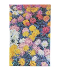 Anteckningsbok Paperblanks Midi linjerad - Monet's Chrysanthemums