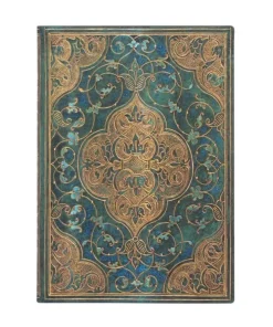 Anteckningsbok Paperblanks Flexi Midi - Turquoise Cronicles