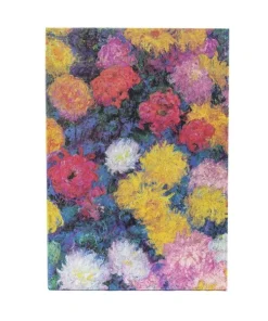 Anteckningsbok Paperblanks Midi dotted - Monet's Chrysanthemums