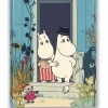 Anteckningsbok 22x16cm linjerad Moomins on the Riviera