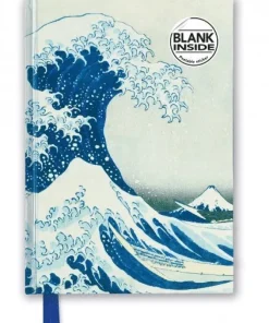 Anteckningsbok 22x16cm olinjerad Hokusai: The Great Wave