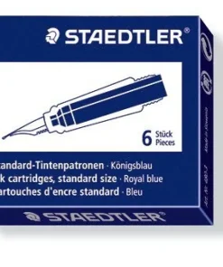 Bläckpatron Staedtler 6-pack blå