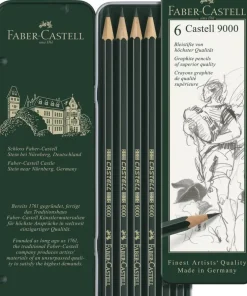Blyertspenna Castell 9000 6-pack
