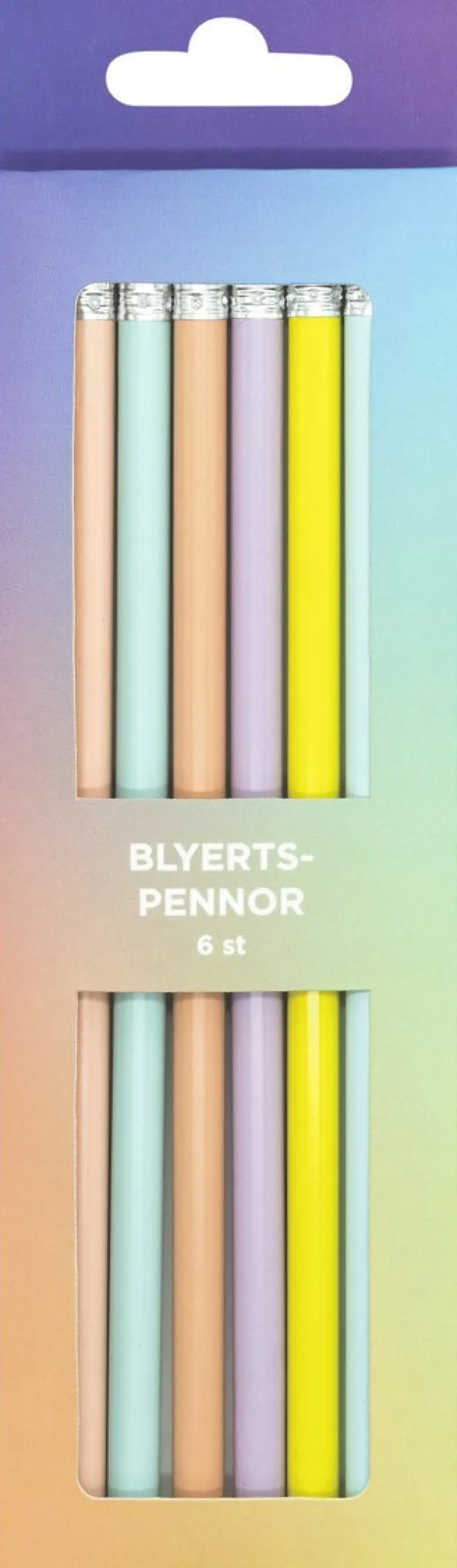 Blyertspennor 6-pack
